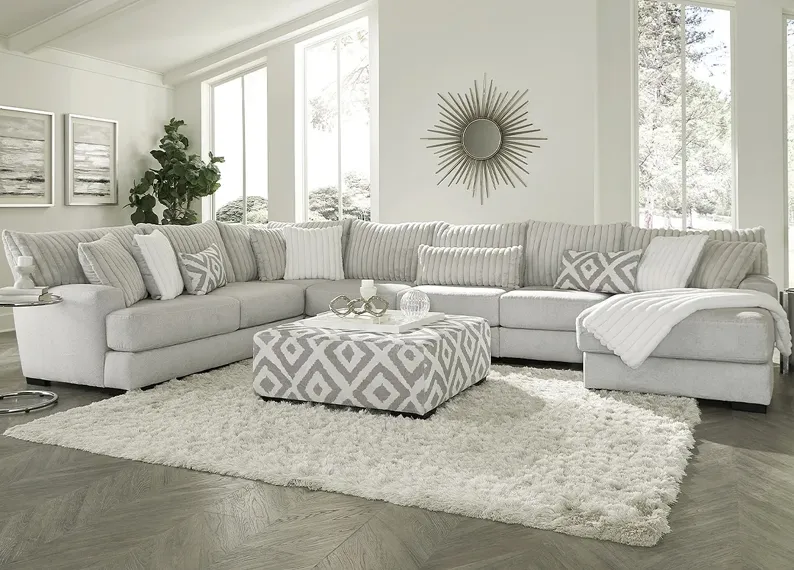 Rupa Gray 4 Pc. Sectional W/ Chaise
