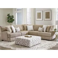 Rupa Brown 2 Pc. Sectional