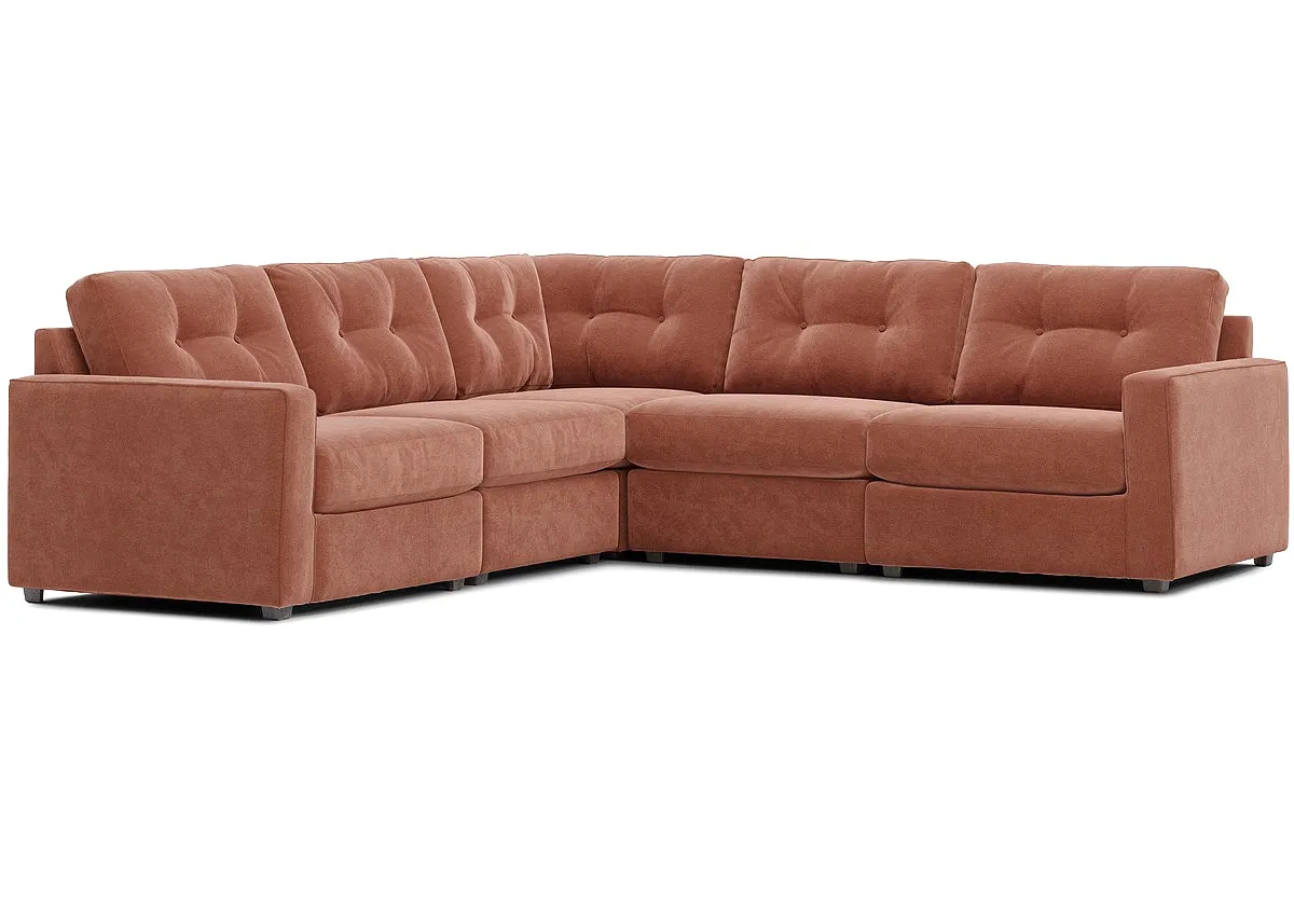 ModularOne Orange 5 Pc. Sectional By Drew & Jonathan