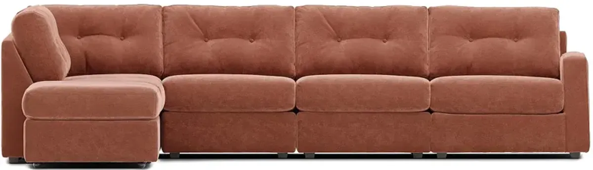 ModularOne Orange 6 Pc. Sectional By Drew & Jonathan (Reverse)