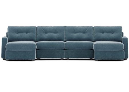 ModularOne Teal 4 Pc. Sectional By Drew & Jonathan