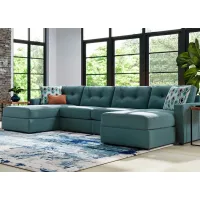 ModularOne Teal 4 Pc. Sectional By Drew & Jonathan