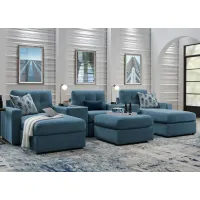 ModularOne Teal 6 Pc. Sectional W/ Chaise By Drew & Jonathan