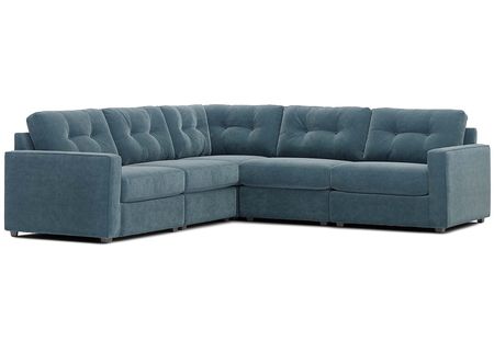 ModularOne Teal 5 Pc. Sectional By Drew & Jonathan