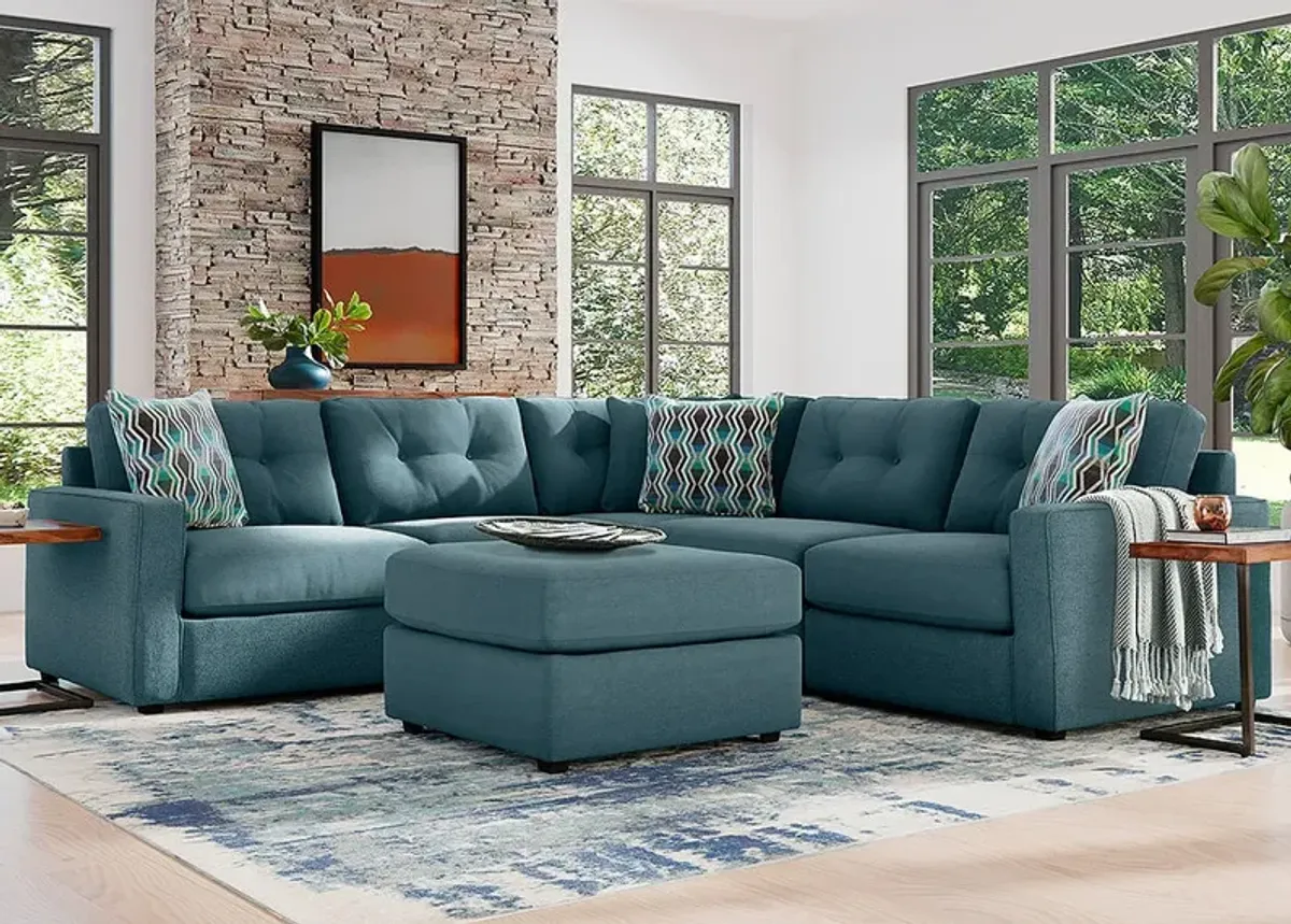 ModularOne Teal 5 Pc. Sectional By Drew & Jonathan