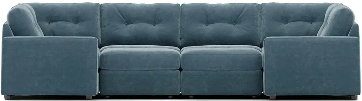 ModularOne Teal 8 Pc. Sectional By Drew & Jonathan