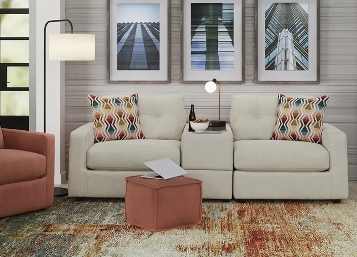 ModularOne Beige 3 Pc. Sectional By Drew & Jonathan