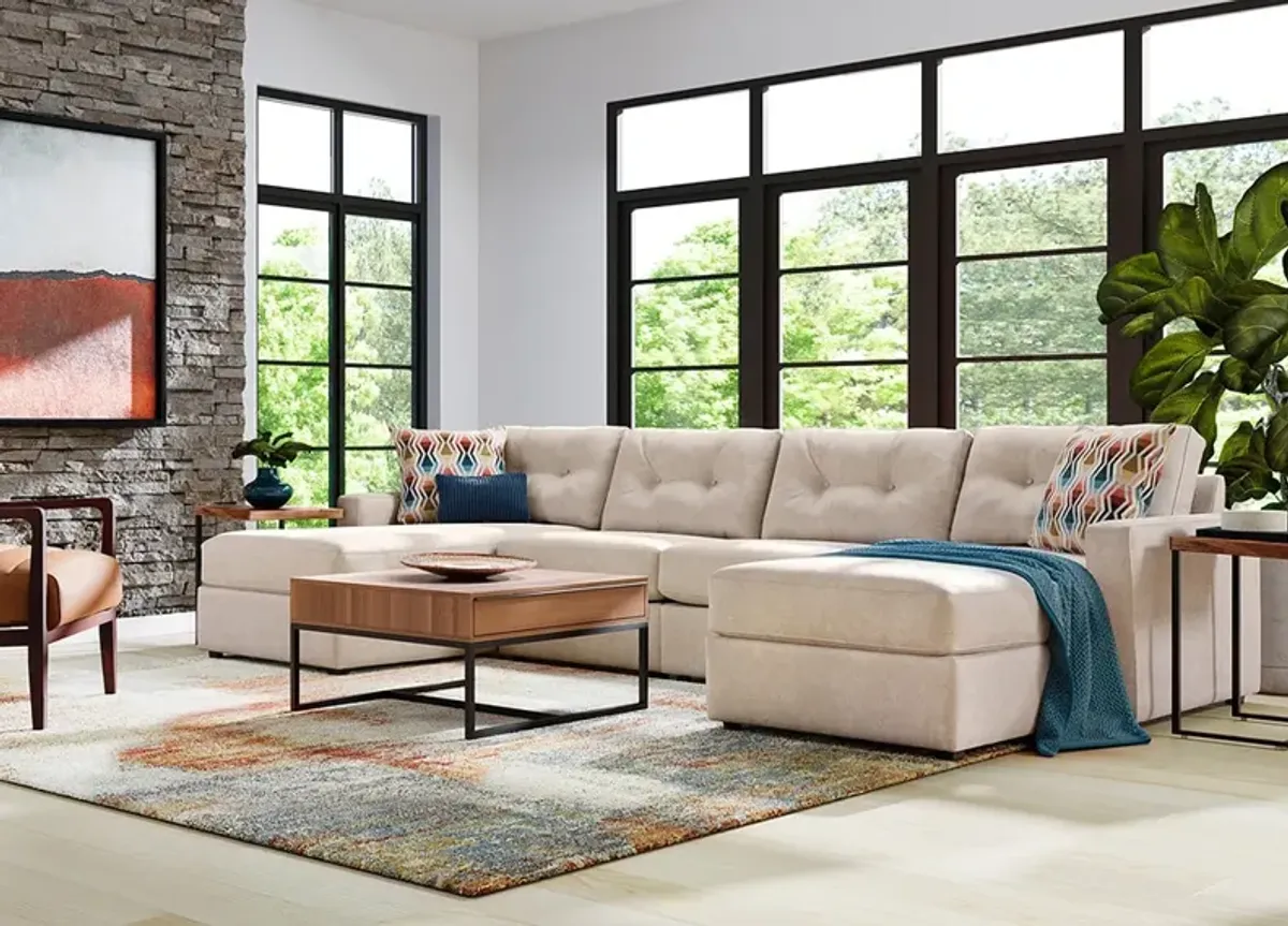 ModularOne Beige 4 Pc. Sectional By Drew & Jonathan