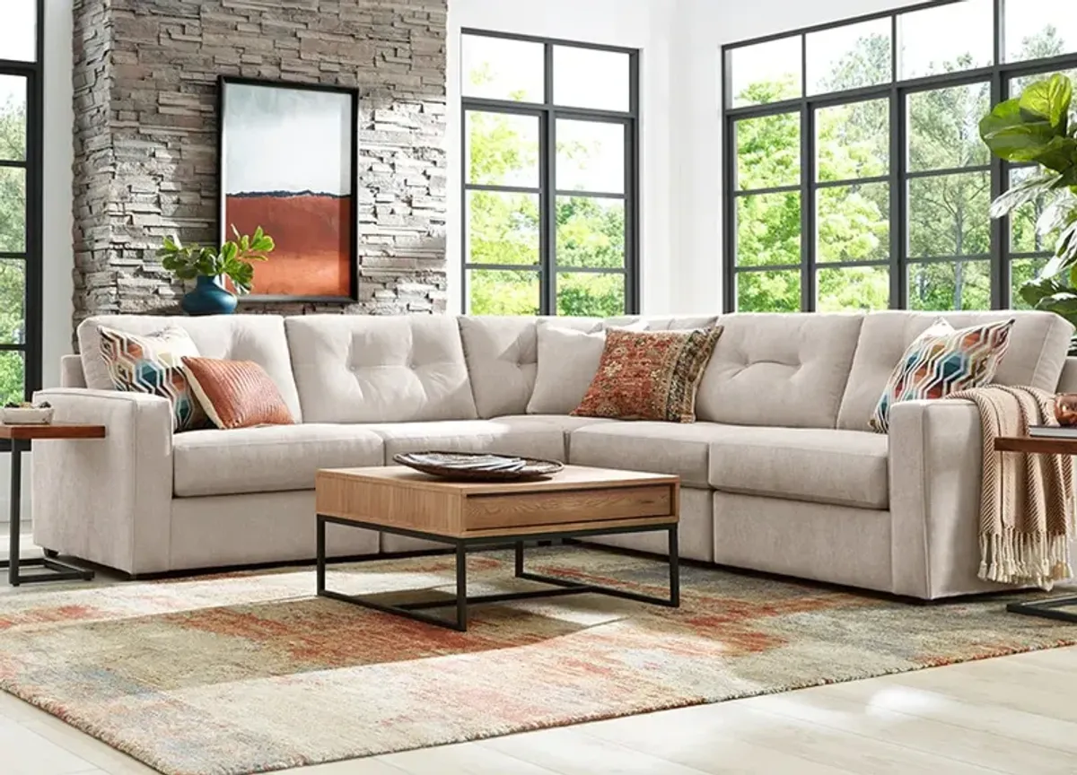 ModularOne Beige 5 Pc. Sectional By Drew & Jonathan