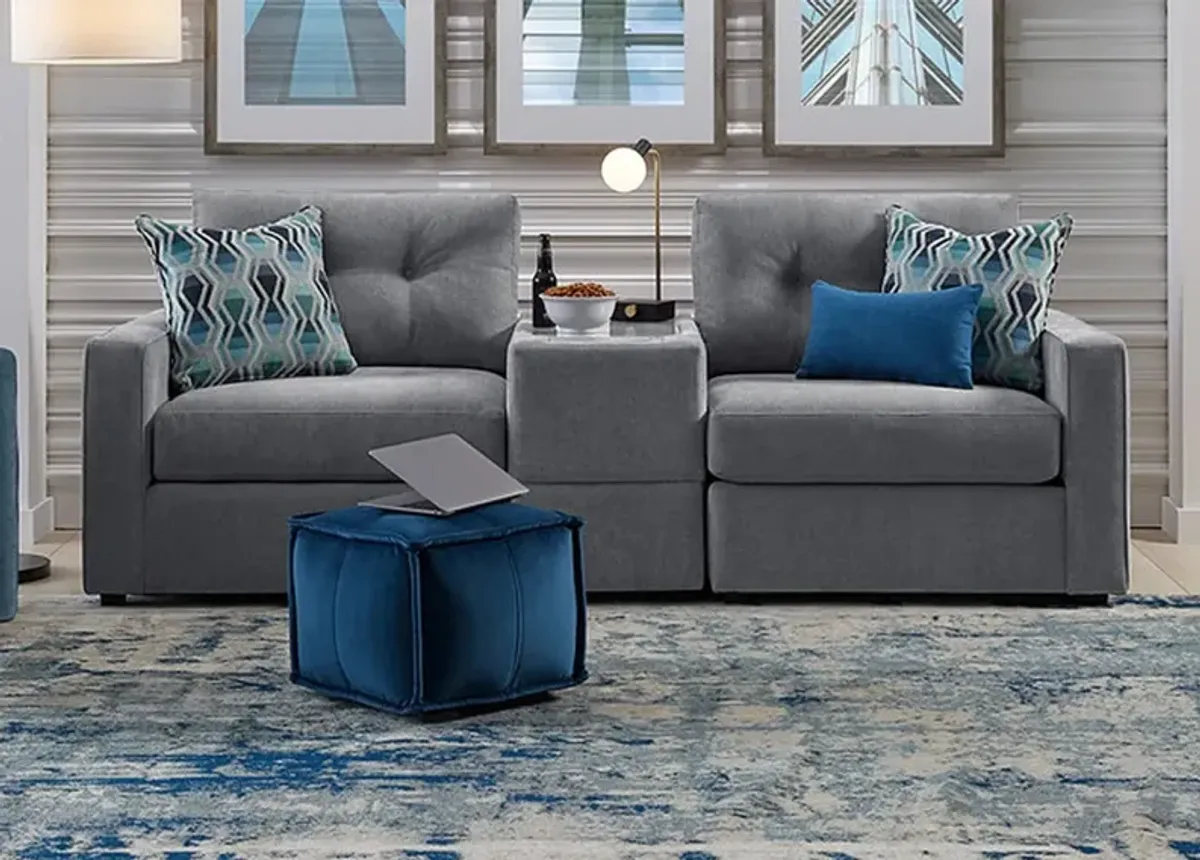 ModularOne Gray 3 Pc. Sectional By Drew & Jonathan