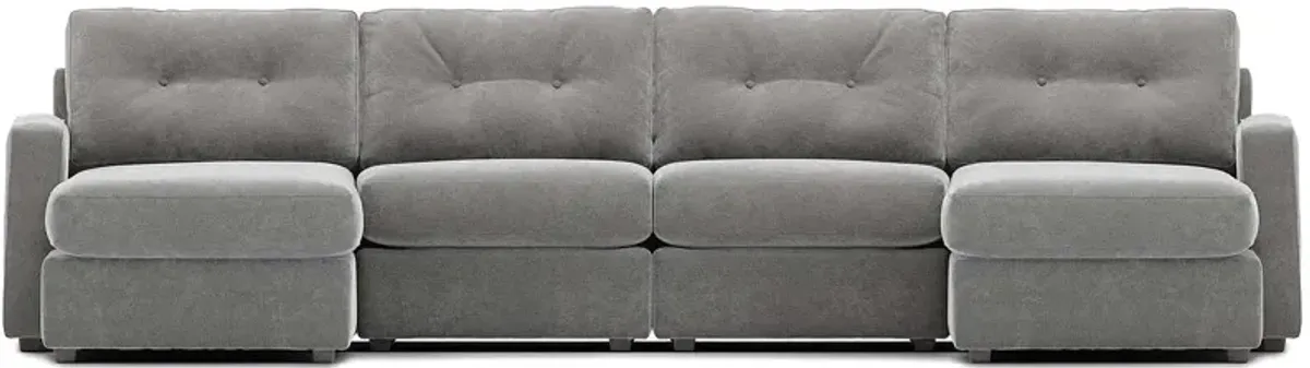 ModularOne Gray 4 Pc. Sectional By Drew & Jonathan