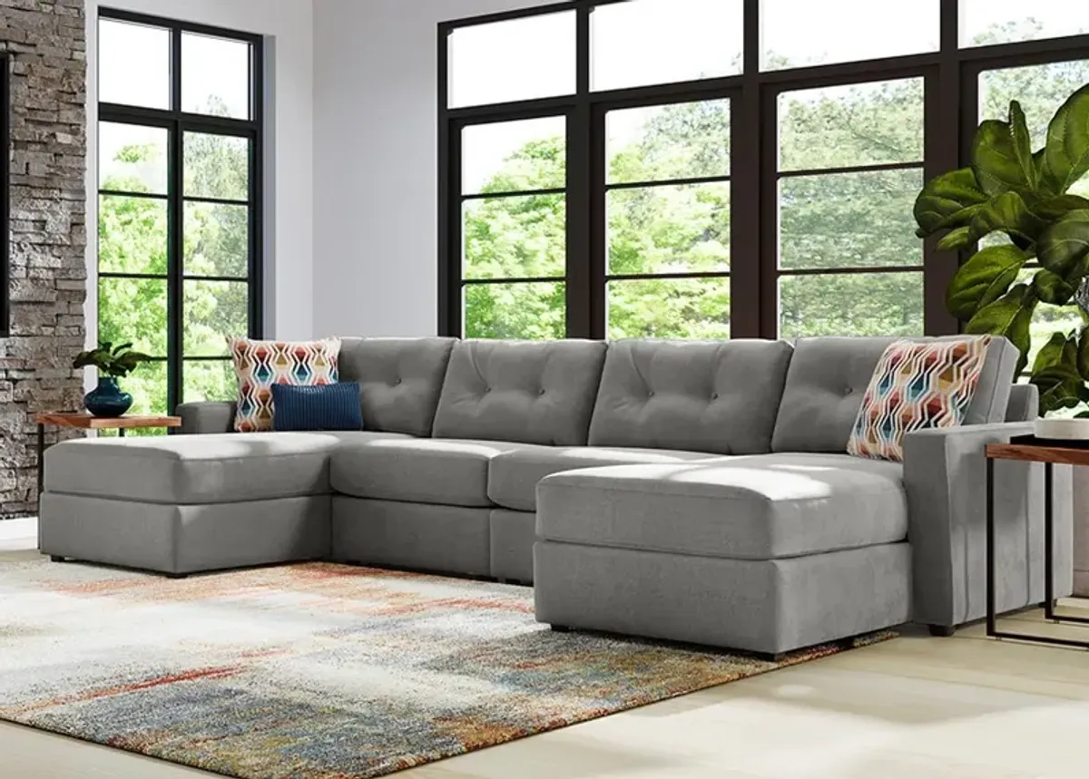 ModularOne Gray 4 Pc. Sectional By Drew & Jonathan