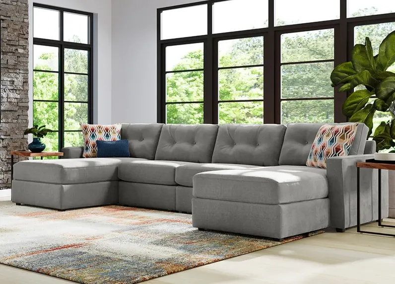 ModularOne Gray 4 Pc. Sectional By Drew & Jonathan