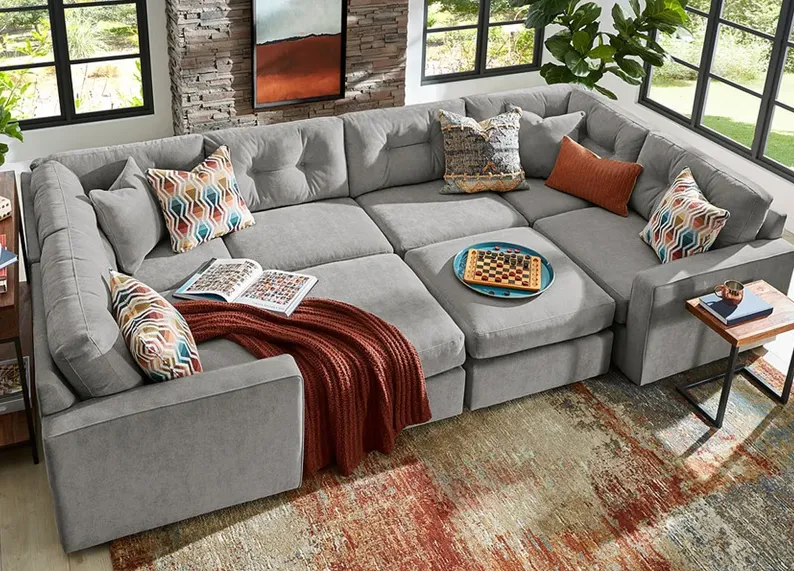 ModularOne Gray 8 Pc. Sectional By Drew & Jonathan