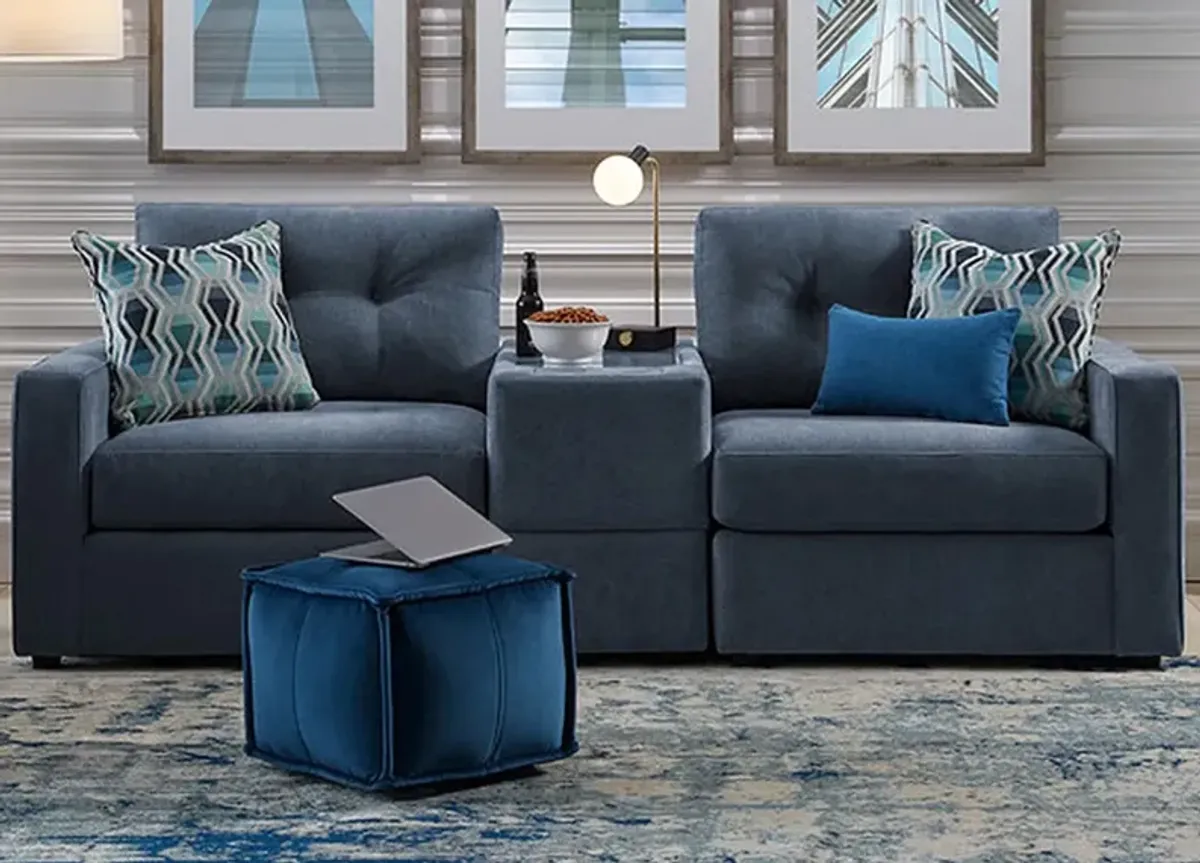 ModularOne Blue 3 Pc. Sectional By Drew & Jonathan