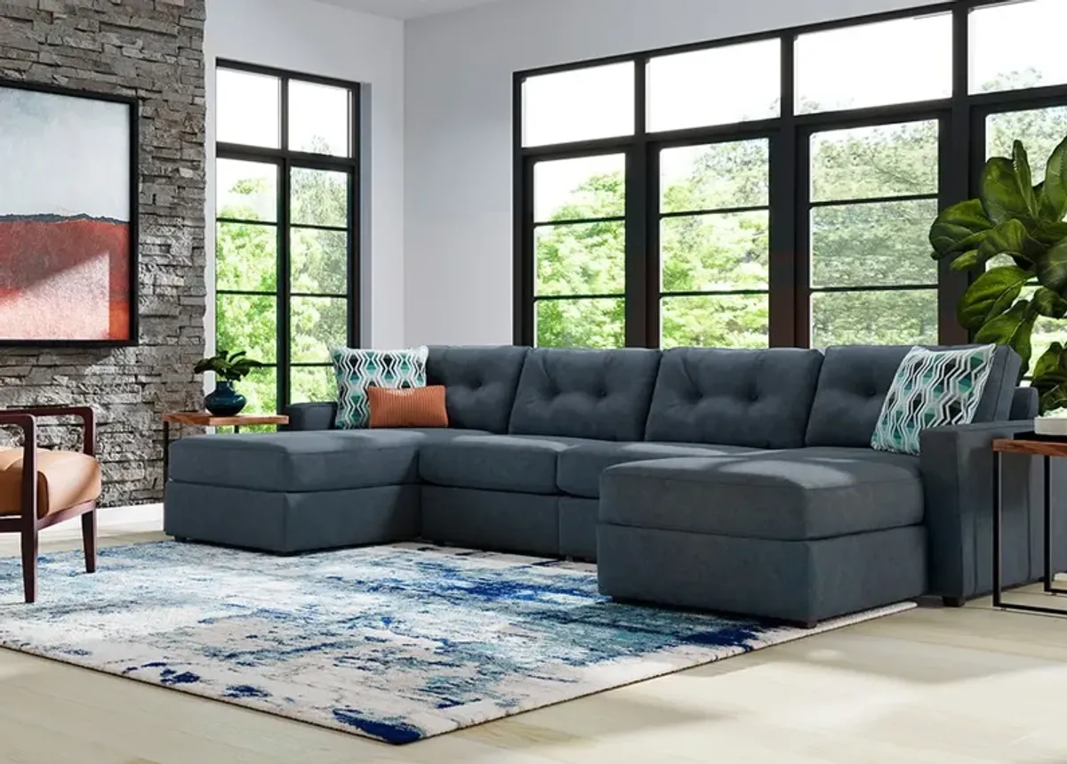 ModularOne Blue 4 Pc. Sectional By Drew & Jonathan