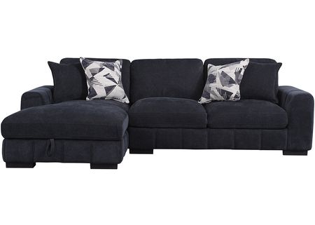 Catelyn II Blue 2 Pc. Sectional W/ Chaise (Reverse)