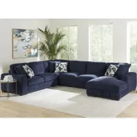 Catelyn II Blue 4 Pc. Sectional W/ Chaise