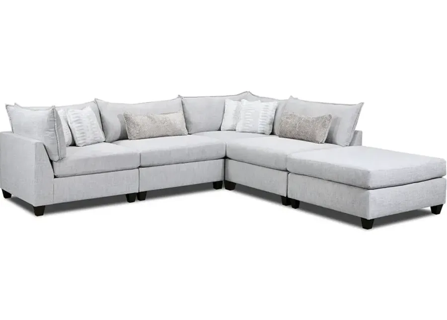 Albion 4 Pc. Sectional W/ Cocktail Ottoman