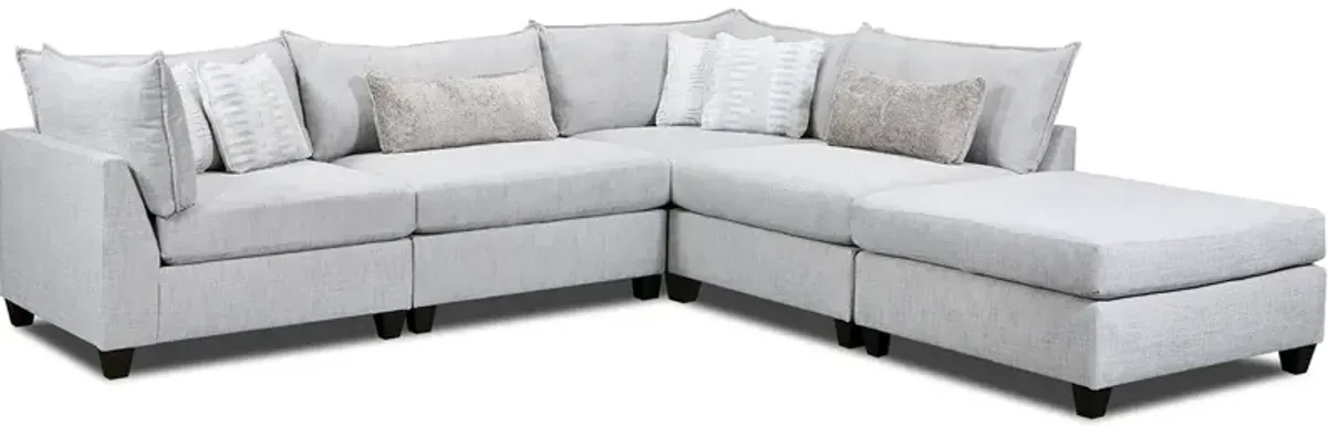 Albion 4 Pc. Sectional W/ Cocktail Ottoman