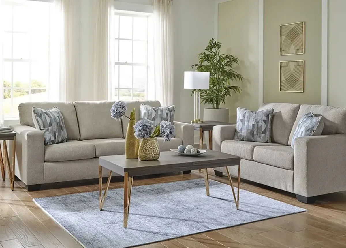 Sanford Taupe 2 Pc. Living Room