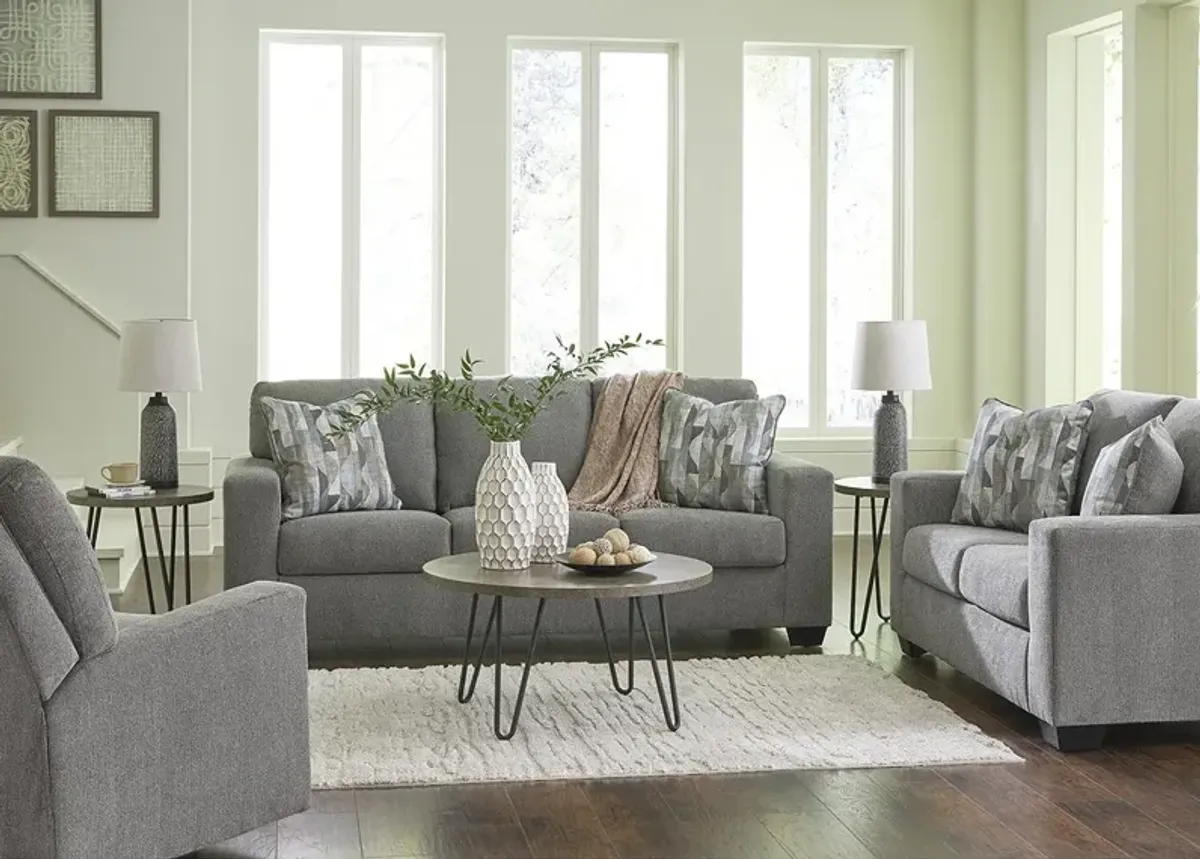 Sanford Gray 3 Pc. Living Room