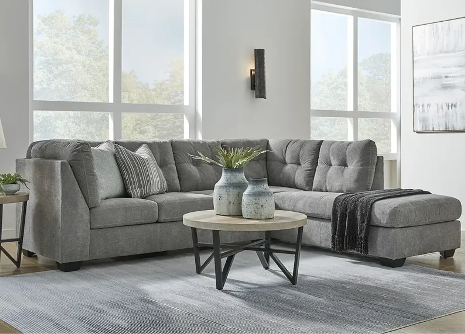 Bleecker Gray 2 Pc. Sectional