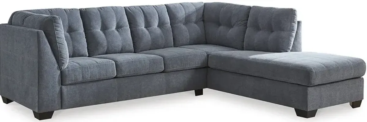 Bleecker Blue 2 Pc. Sectional