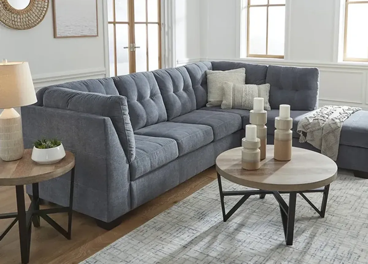 Bleecker Blue 2 Pc. Sectional