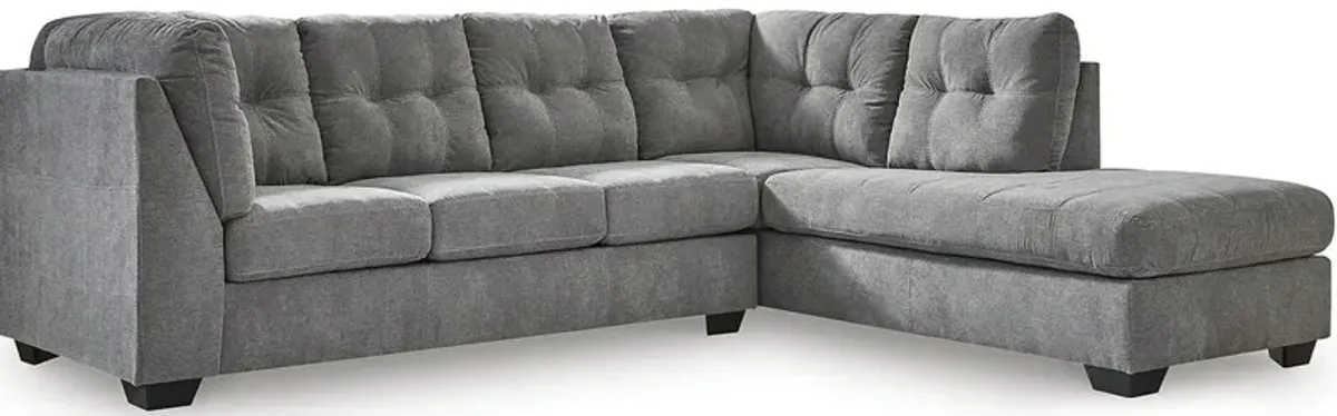 Bleecker Gray 2 Pc. Sleeper Sectional