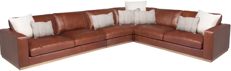 Calliope Leather 4 Pc. Sectional