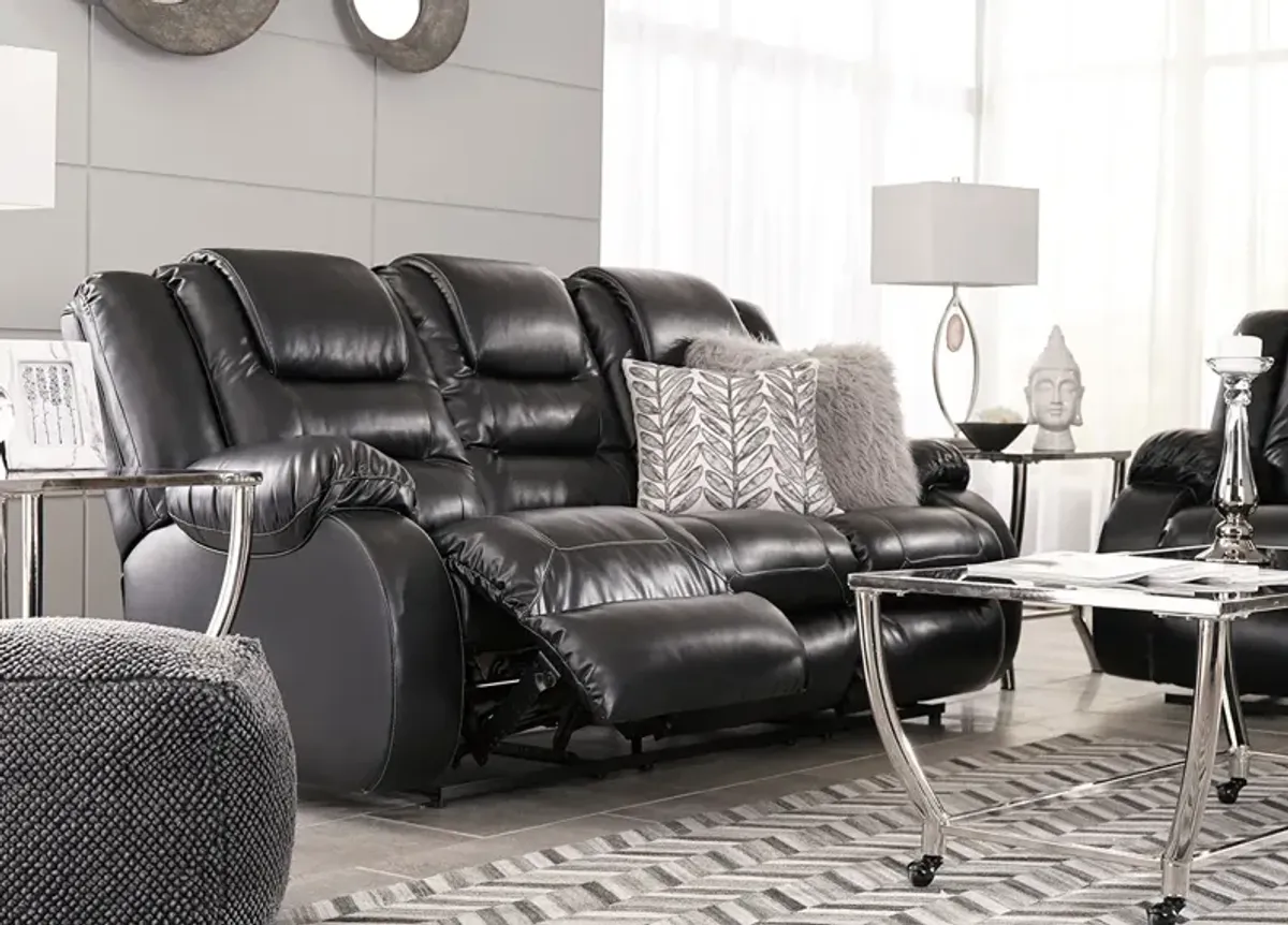 Sanders Black 2 Pc. Living Room