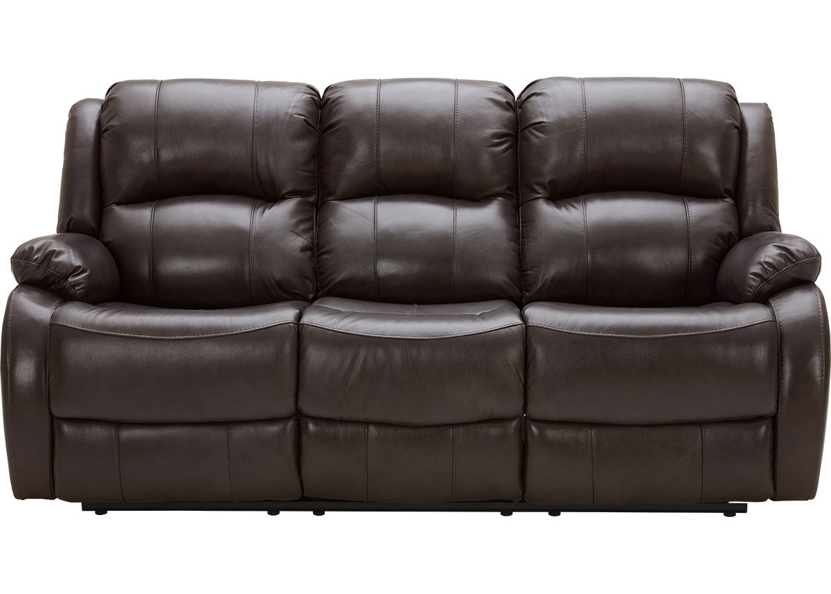 Vallen Brown 2 Pc. Leather Power Living Room W/ Power Headrests