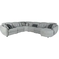 Murray 6 Pc. Power Reclining Sectional W/ Power Headrests & Chaise