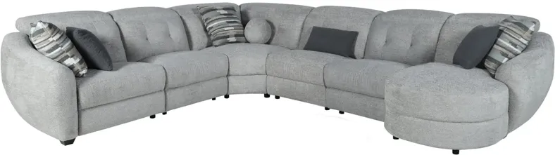 Murray 6 Pc. Power Reclining Sectional W/ Power Headrests & Chaise