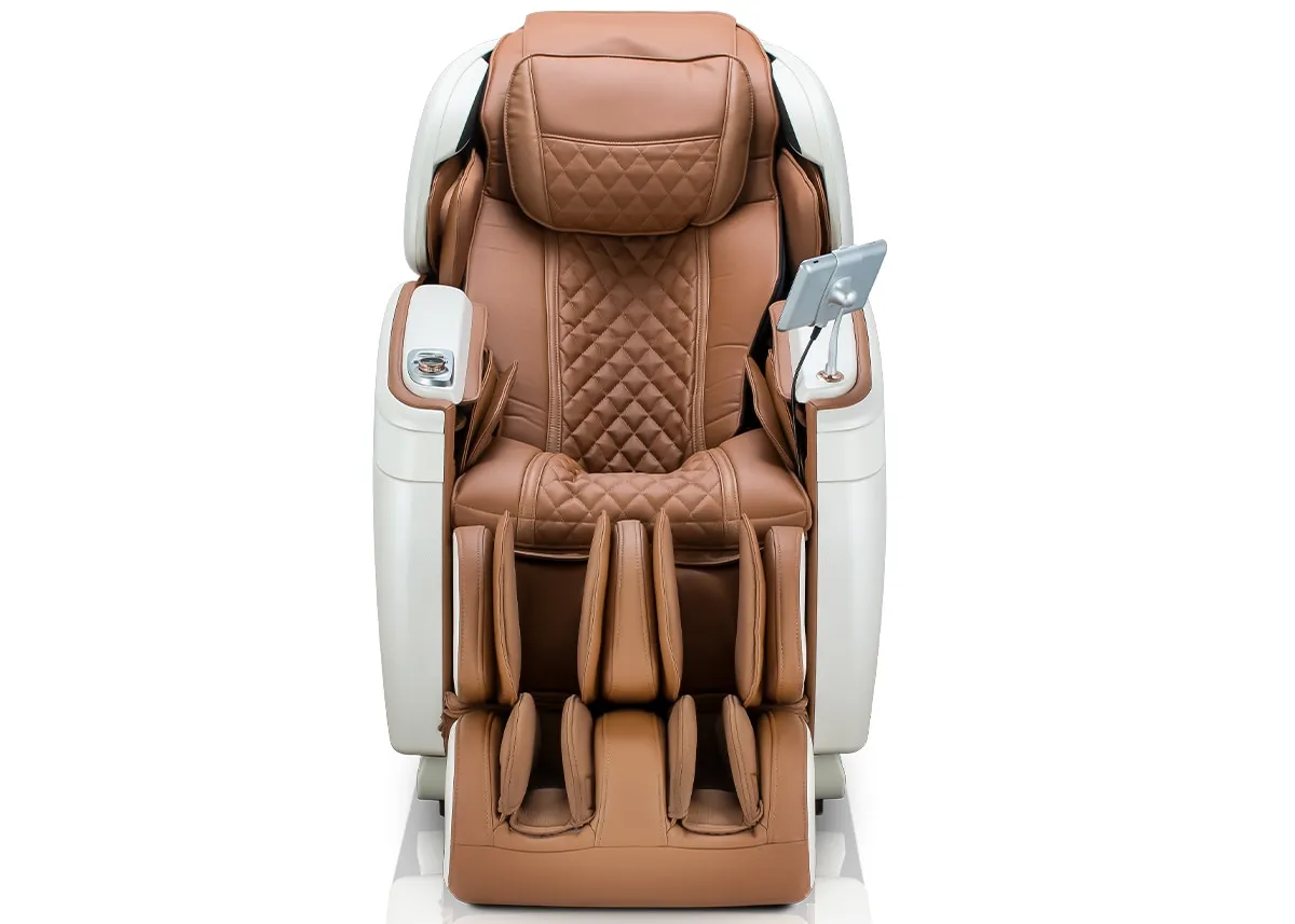 Nevaeh Cappuccino/Pearl White Massage Chair