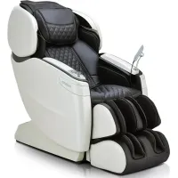 Nevaeh Espresso/Pearl White Massage Chair