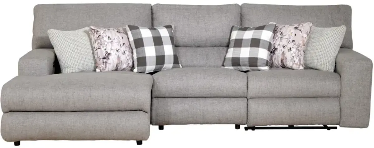 Perdita 3 Pc. Power Reclining Sectional (Reverse)