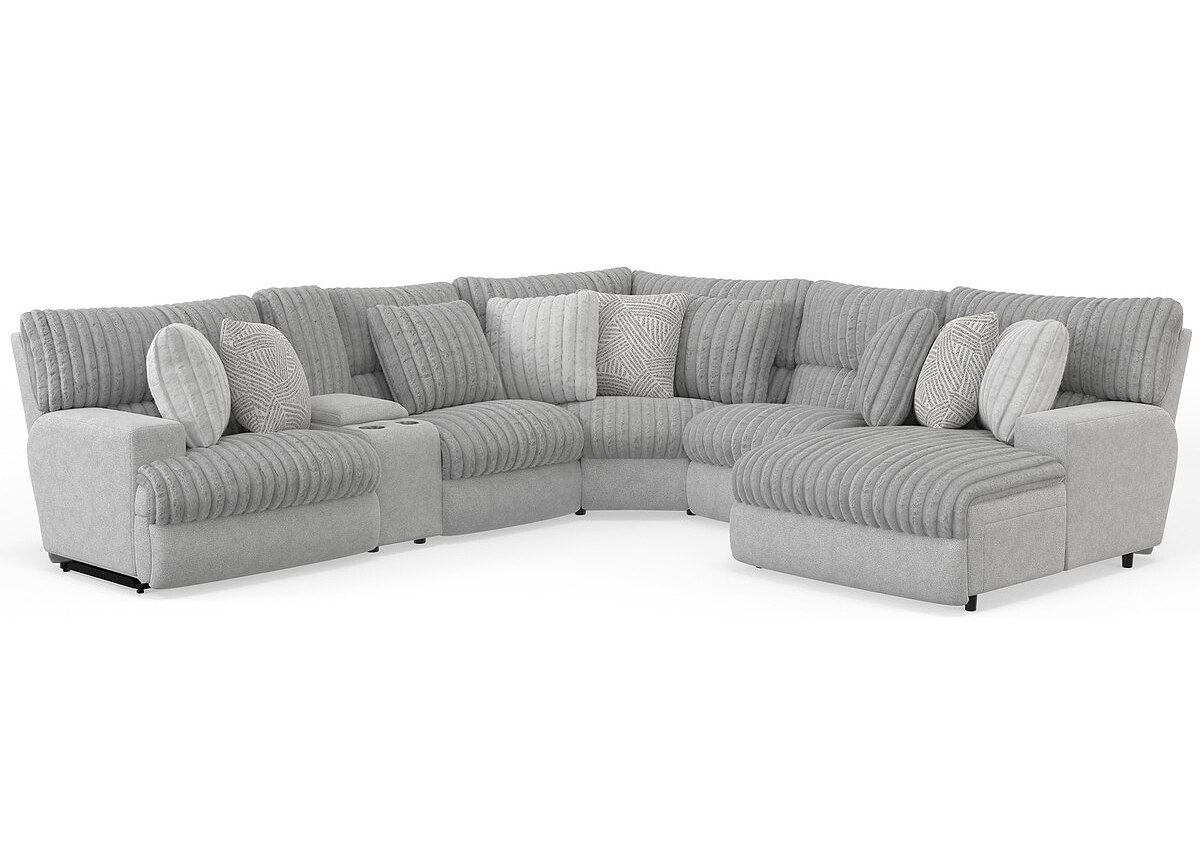 Kayen 6 Pc. Power Reclining Sectional W/ Power Chaise