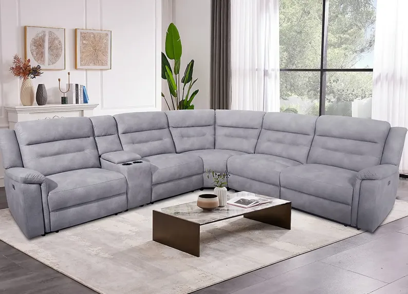Arvada 6 Pc. Power Reclining Sectional