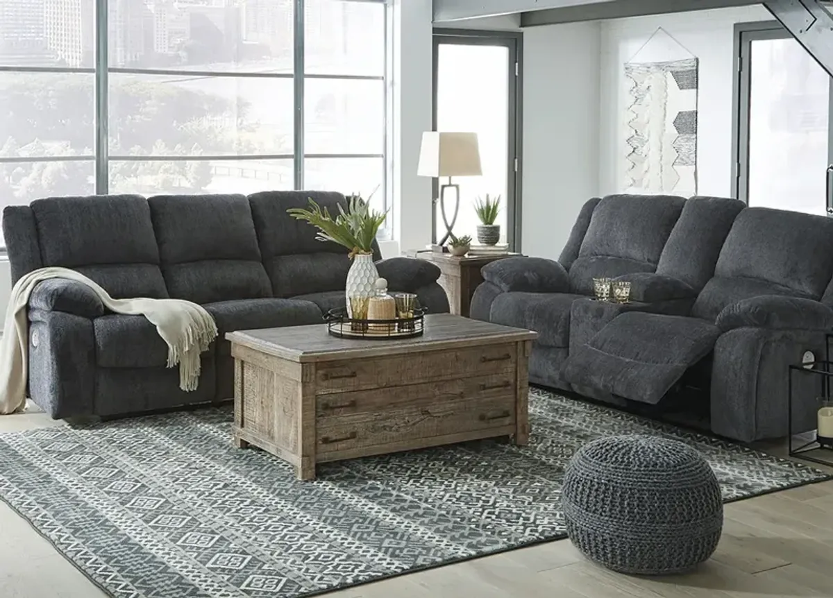 Huron Gray 2 Pc. Power Reclining Living Room