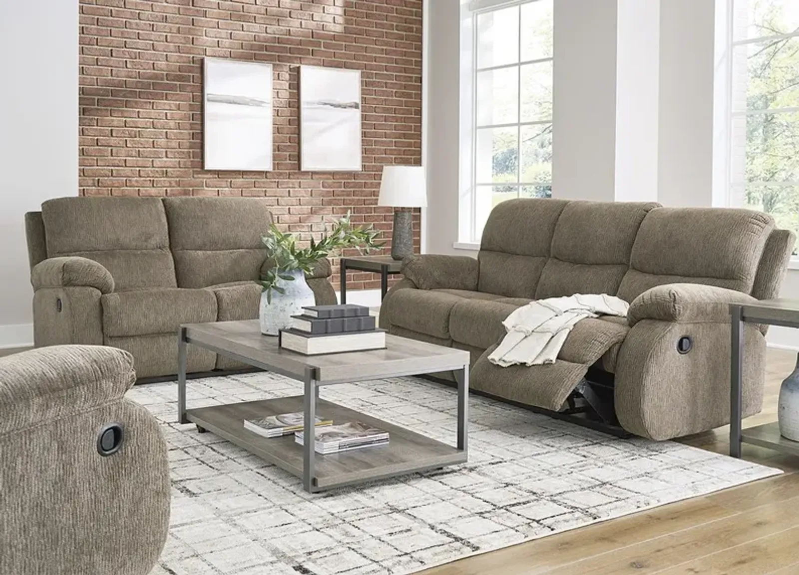 Scranton Brown 3 Pc. Reclining Living Room