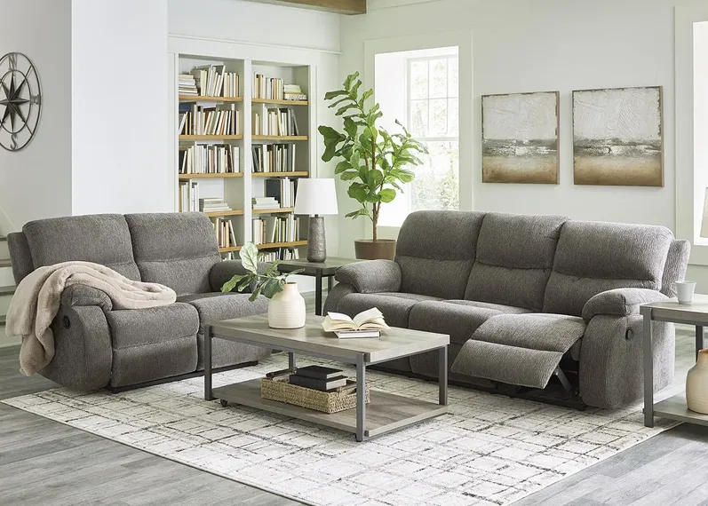 Scranton Gray 2 Pc. Reclining Living Room