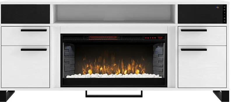 Riley White Fireplace