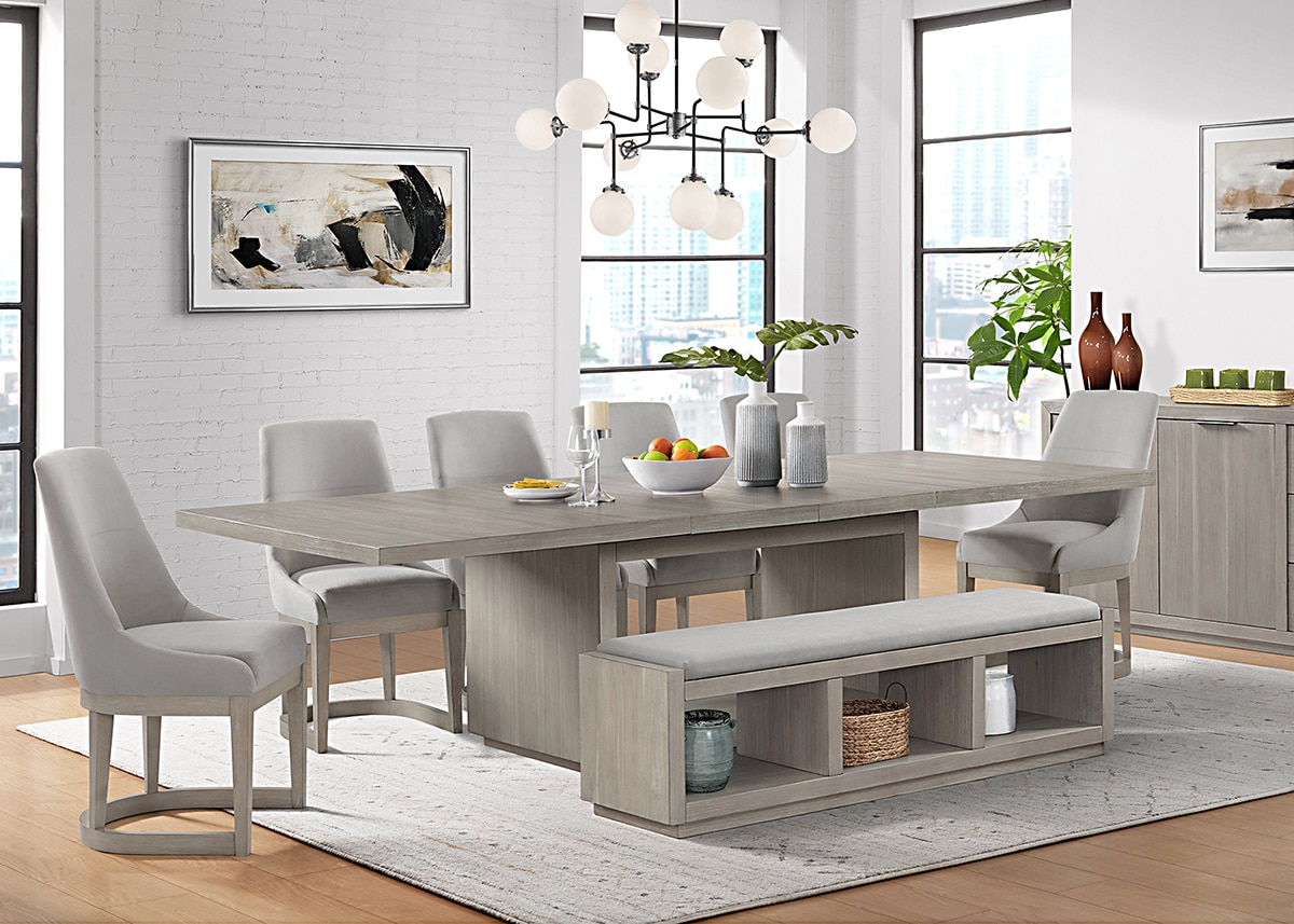 Abigail 6 Pc. Dining Room W/ Bench