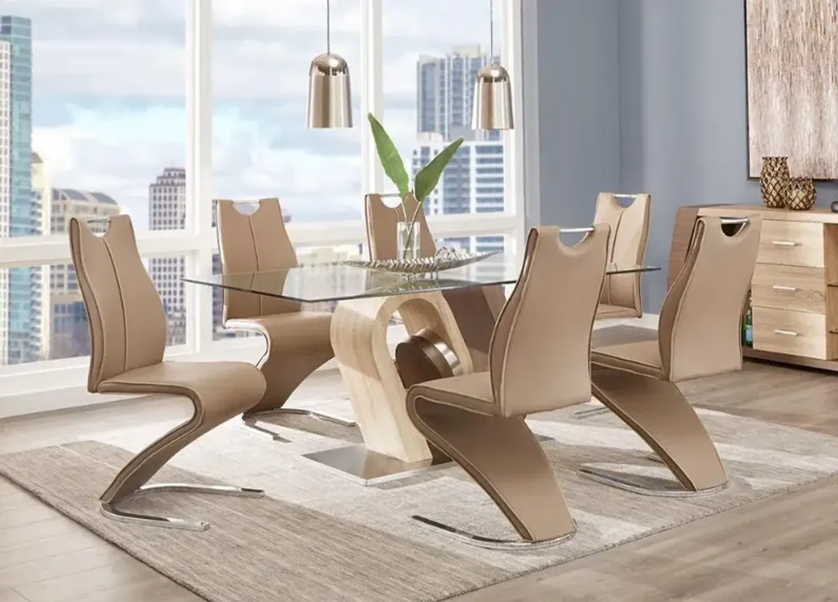 Britney Brown 7 Pc. Dinette