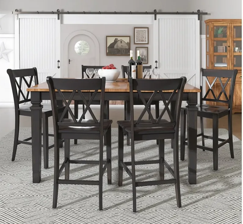 Lakewood Black 5 Pc. Counter Height Dinette