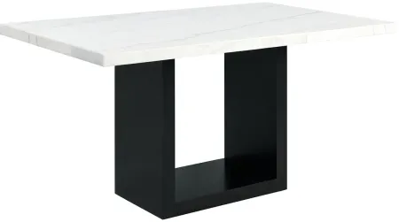 Cosmopolitan White Marble Counter Height Table