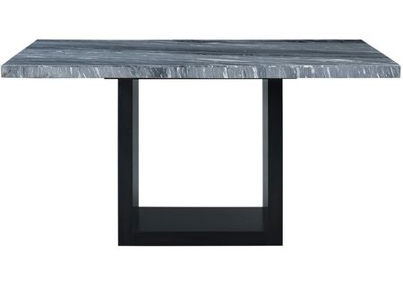 Cosmopolitan Gray Marble Counter Height Table
