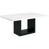 Cosmopolitan White Marble Dining Table